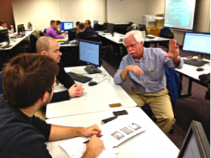 CCSU grad students engaged in PBL