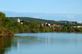 New Hampshire State House from across the river