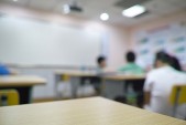 Blur classroom background