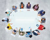 Group of Diverse Business People in a Meeting