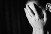 Sad and depressed woman