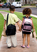 Walking to school